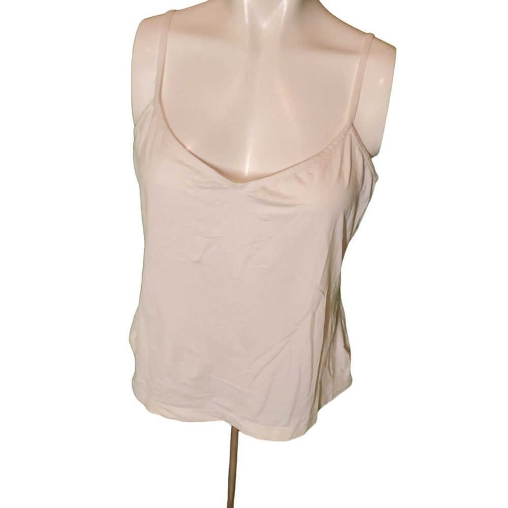 St. JOHN White Tank Top Camisole Sz L